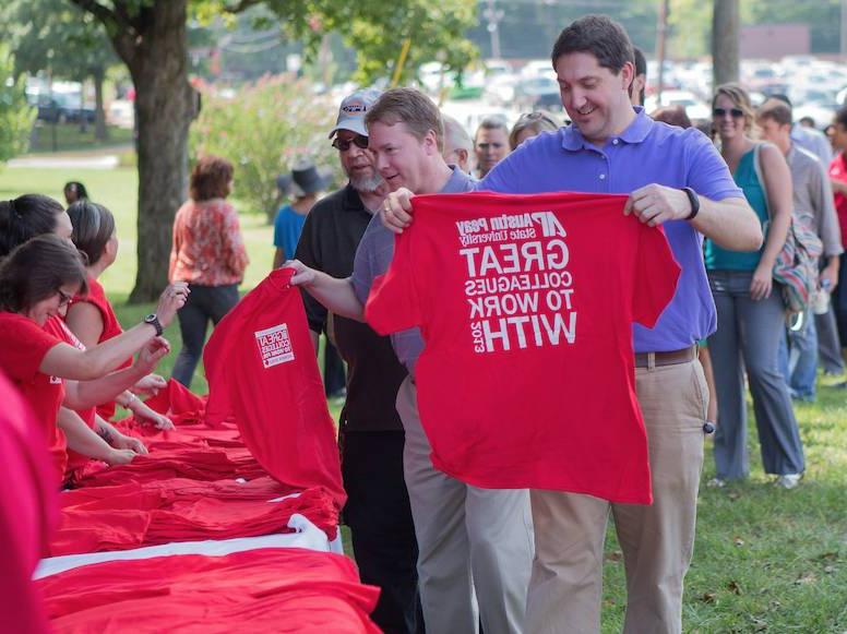 Staff members at Convocation